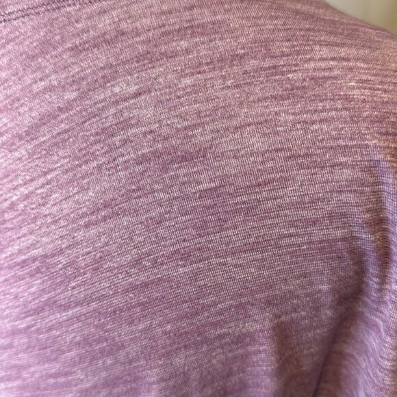 Lululemon heathered foxglove Meant To Move scoop neck lightweight tee. Size 6. - Picture 9 of 10